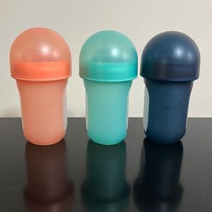 Boon 8oz nursh silicon bottle set in mint